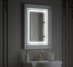 Corozo Зеркало Классика 61x81 белое – фотография-3